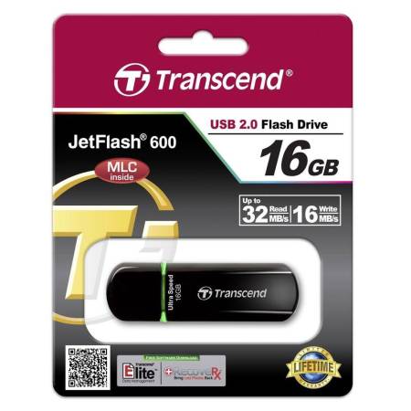 Transcend 16GB JETFLASH 600 (Green)