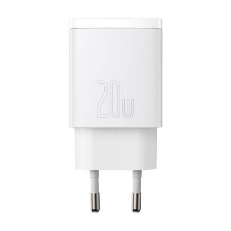 Зарядно устройство Baseus USB към USB Type C 20W 3A Quick Charge 3.0 CCXJ-B02 - бяло