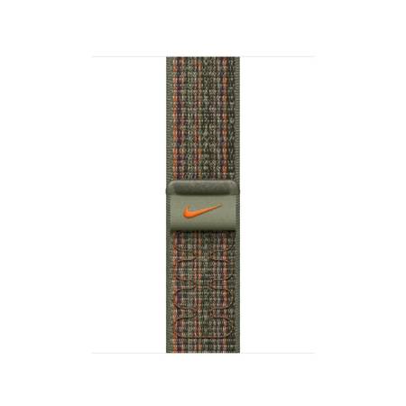 Apple 41mm Sequoia/Orange Nike Sport Loop
