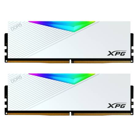 ADATA LANCER RGB 64GB (2x32GB) DDR5 6000 MHz U-DIMM White