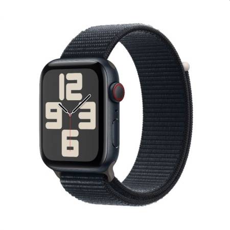 Apple Watch SE2 v2 Cellular 44mm Midnight Alu Case w Midnight Sport Loop