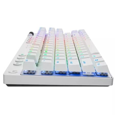 Logitech G PRO X TKL LIGHTSPEED Gaming Keyboard - WHITE - US INT'L - 2.4GHZ/BT - N/A - EMEA28-935 - TACTILE