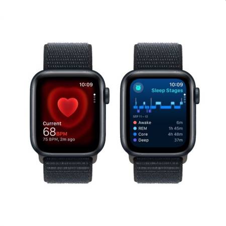 Apple Watch SE2 v2 GPS 40mm Midnight Alu Case w Midnight Sport Loop