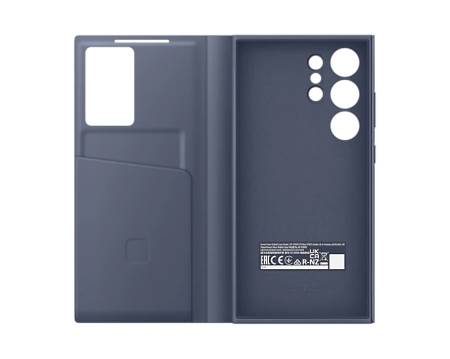 Samsung S24 Ultra Smart View Wallet Case Violet