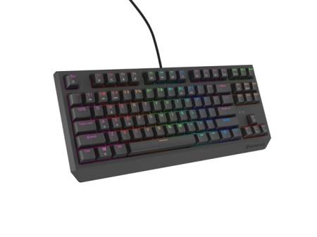 Genesis Gaming Keyboard Thor 230 TKL Lite US Rainbow Mechanical Outemu Red Black Hot Swap