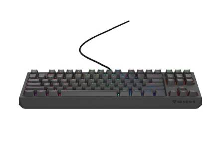 Genesis Gaming Keyboard Thor 230 TKL Lite US Rainbow Mechanical Outemu Red Black Hot Swap