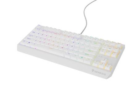 Genesis Gaming Keyboard Thor 230 TKL US RGB Mechanical Outemu Red White Hot Swap