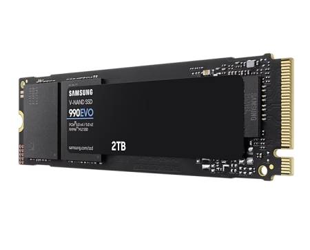 Samsung SSD 990 EVO 2TB PCIe 4.0 NVMe 2.0 M.2 V-NAND TLC