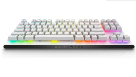Dell Alienware Tenkeyless Gaming Keyboard - AW420K - US (QWERTY) - Lunar Light