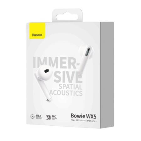 Безжични слушалки Baseus Bowie WX5 TWS A00051000213-00 - бели