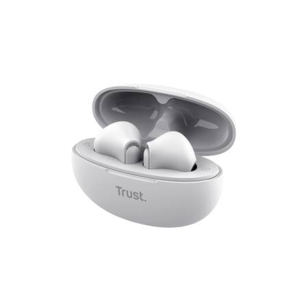 TRUST Yavi Bluetooth ENC Earphones White