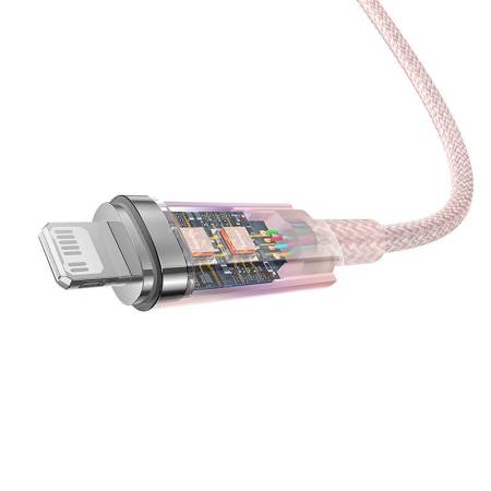 Кабел Baseus Explorer Series USB-C - Lightning 20W 1 м CATS010204 - розов