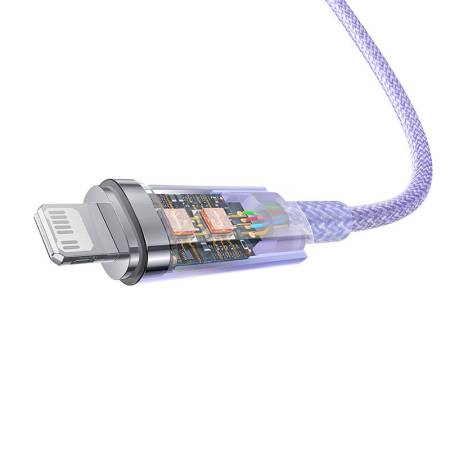 Кабел Baseus Explorer Series USB-C - Lightning 20W 1 м CATS010205 - лилав