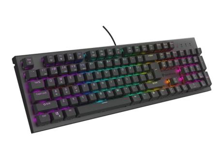 Genesis Mechanical Gaming Keyboard Thor 303 RGB Backlight Brown Switch US Layout Black