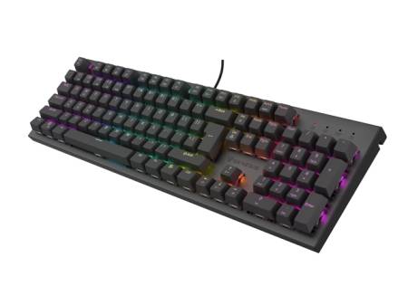 Genesis Mechanical Gaming Keyboard Thor 303 RGB Backlight Brown Switch US Layout Black