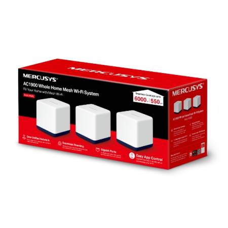 Безжична Wi-Fi Mesh система Mercusys Halo H50G(3-pack) AC1900