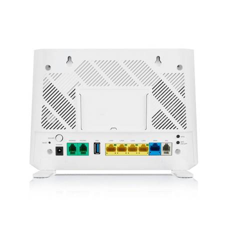 ZyXEL WiFi 6 AX1800 VDSL2 IAD 5-port Super Vectoring Gateway (upto 35B) and USB with Easy Mesh Support