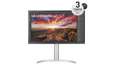 Монитор LG 27UP85NP-W VESA DisplayHDR 400 и USB Type-C