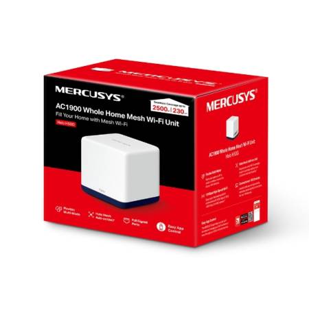 Безжична Wi-Fi Mesh система Mercusys Halo H50G(2-pack) AC1900