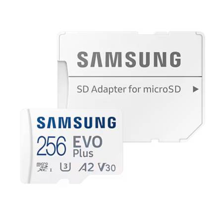 Samsung 256GB micro SD Card EVO Plus with Adapter