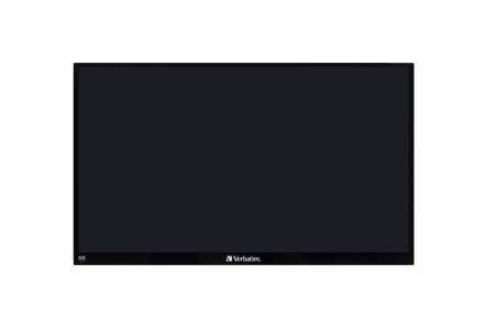 Verbatim PMT-15 4K Portable Touchscreen Monitor 15.6" 4K Ultra HD Metal Housing