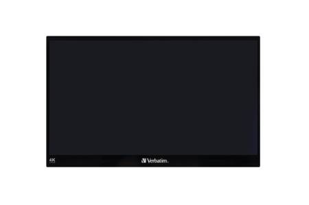 Verbatim PMT-17-4K Portable Touchscreen Monitor 17.3" 4K Ultra HD Metal Housing