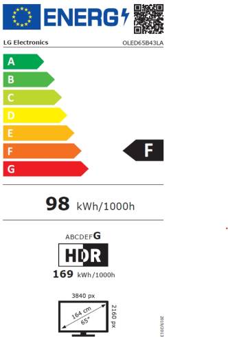 LG OLED65B43LA