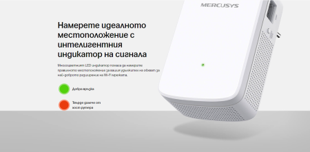 Удължител на обхват Mercusys ME20 AC750