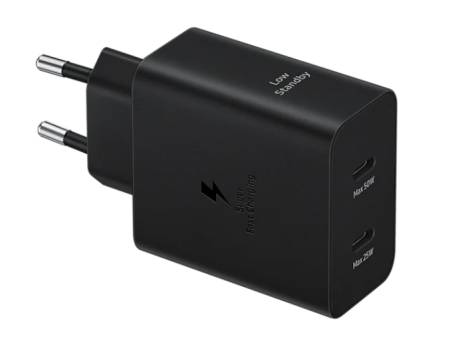 Samsung Power Adapter Duo 2x USB-C 50W - black