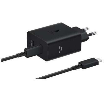 Samsung Power Adapter Duo 2x USB-C 50W - black