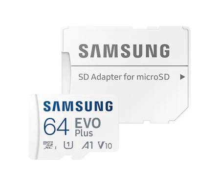 Samsung 64GB micro SD Card EVO Plus with Adapter