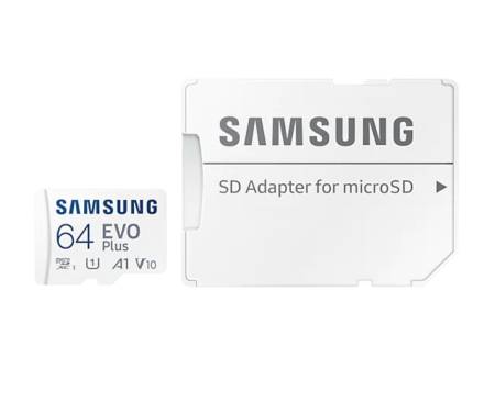 Samsung 64GB micro SD Card EVO Plus with Adapter