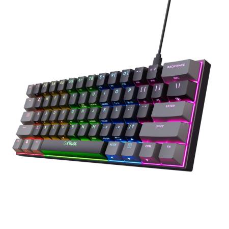 TRUST GXT867 Acira 60 Mini Gaming Keyboard US