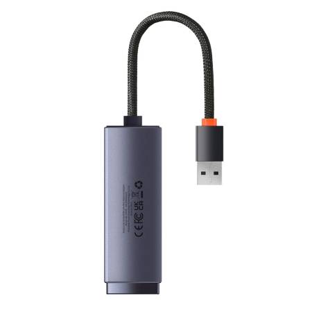 Мрежов адаптер Baseus Lite Series USB към RJ-45 1Gbps WKQX000013 - сив