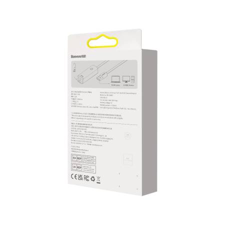 Мрежов адаптер Baseus Lite Series USB към RJ-45 1Gbps WKQX000013 - сив