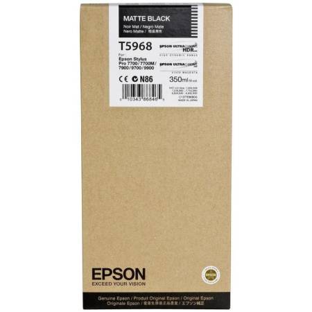 Epson T596 Ink Cartridge Matte Black 350 ml