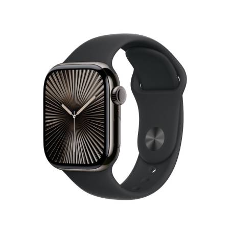 Apple Watch 42mm Sport Band: Black Sport Band - S/M