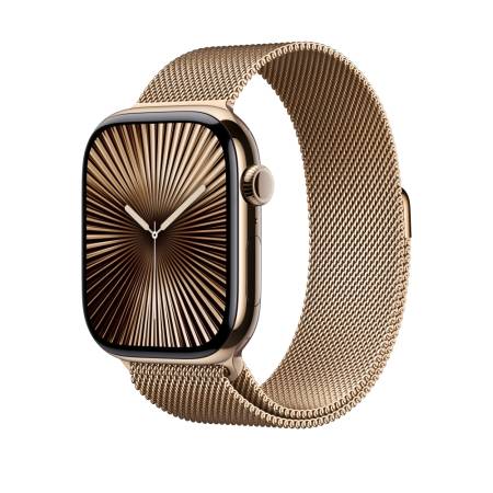 Apple Watch 46mm Milanese Loop: Gold Milanese Loop - S/M