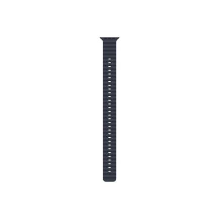 Apple Watch 49mm Band: Navy Ocean Band Extension - Black Titanium Finish