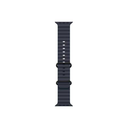 Apple Watch 49mm Band: Navy Ocean Band Extension - Black Titanium Finish