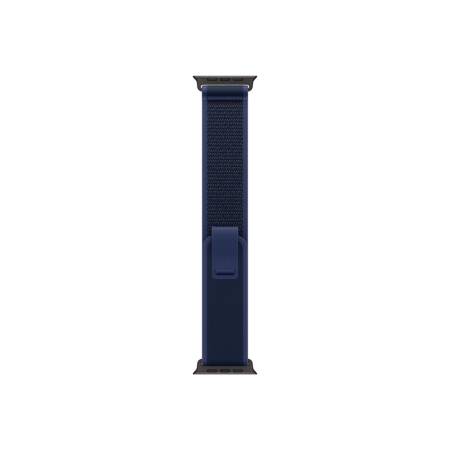 Apple Watch 49mm Loop: Blue Trail Loop - M/L - Black Titanium Finish