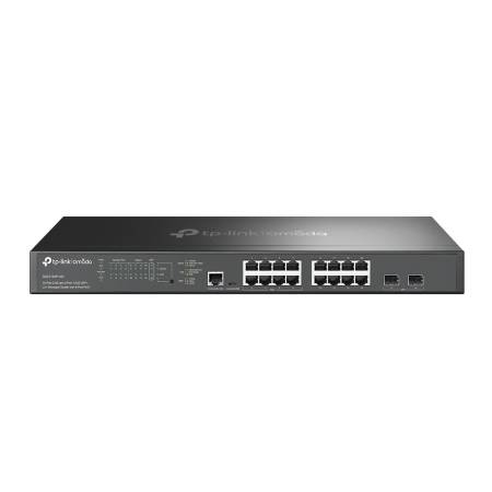 16-портов комутатор TP-Link Omada SG3218XP-M2 2.5G и 2-порта 10GE SFP+ L2+ управляем с 8-порта PoE+