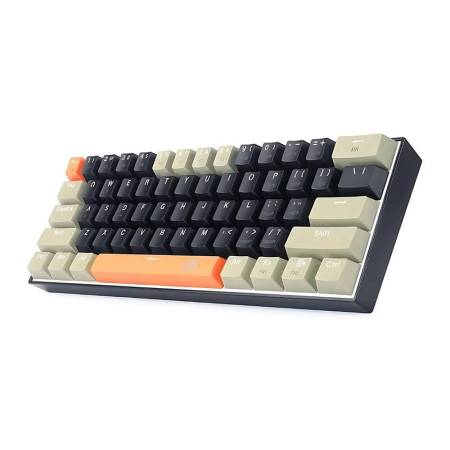 Клавиатура Redragon Lakshmi Rainbow механична геймърска K606-OG-BK-GY с blue switches