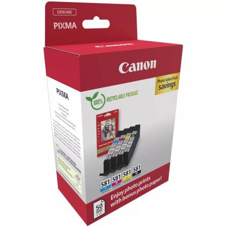 Canon CLI-581 C/M/Y/BK  Photo Value Pack