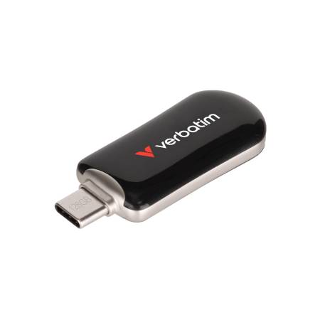 Verbatim Plectra USB-C Flash Drive Black 128GB