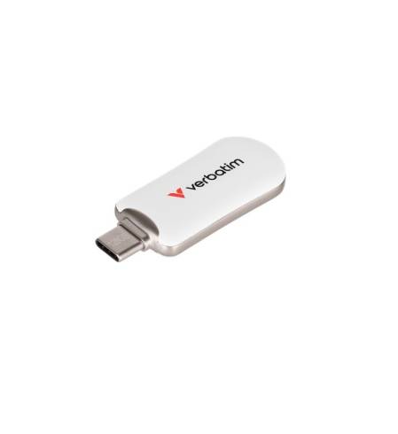 Verbatim Plectra USB-C Flash Drive White 128GB